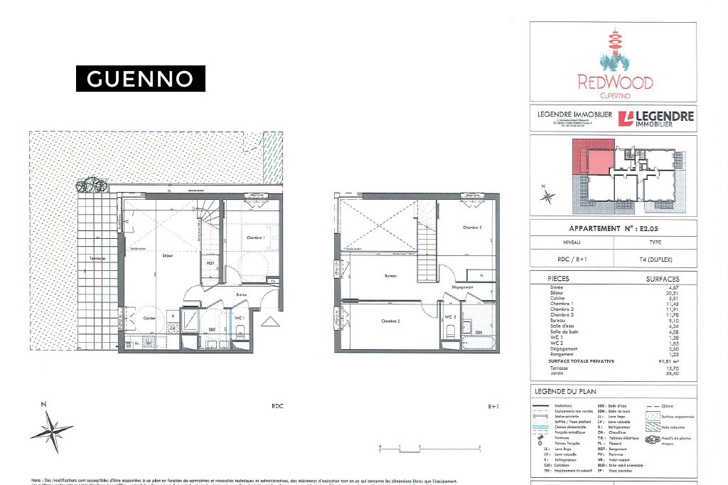 Appartement T6 à Cesson sevigne