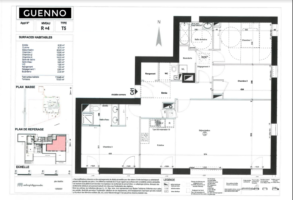 Appartement T5 à Pace
