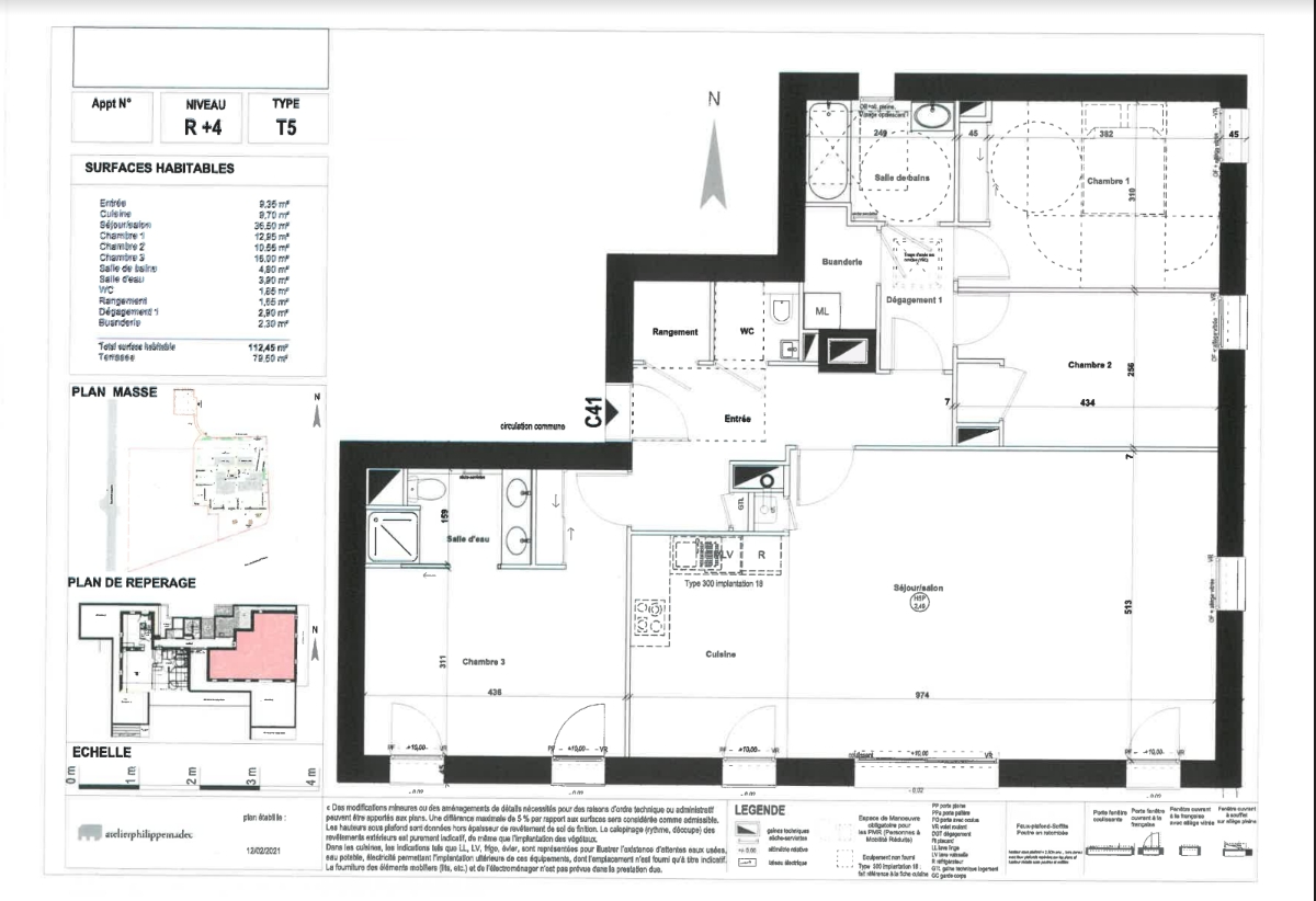 Appartement T5 à Pace