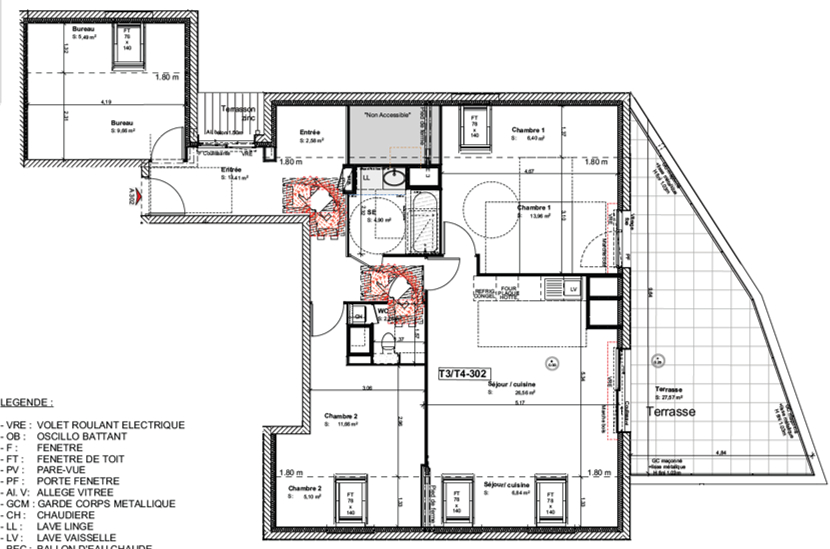 Appartement T4 à Mordelles