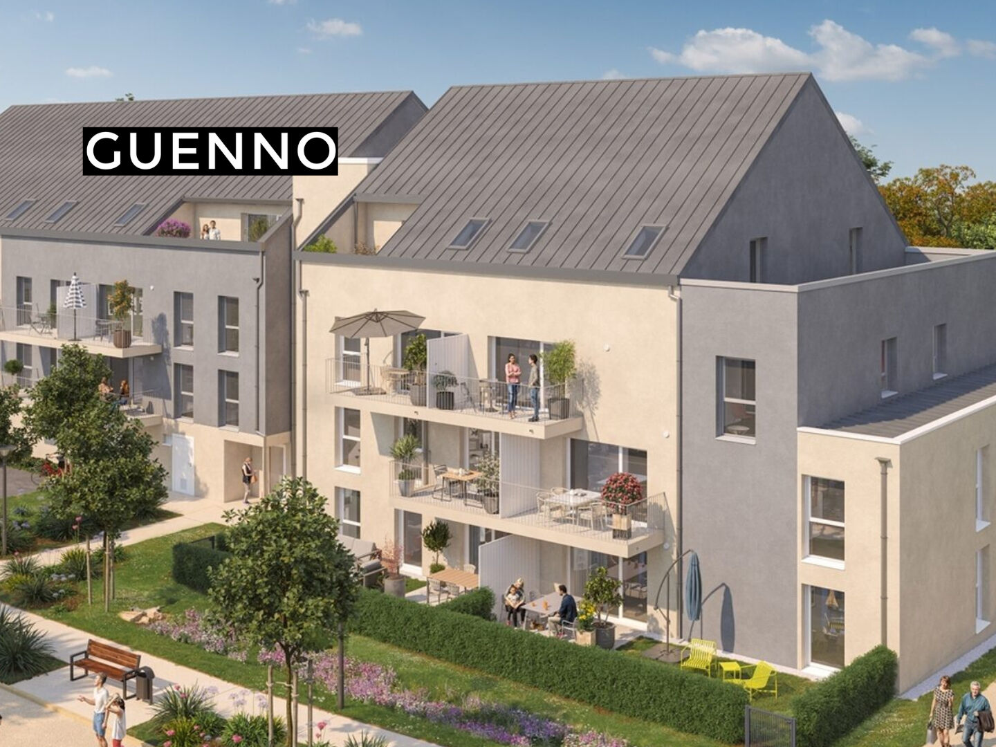 Photo Appartements neufs 2 à 3 pièces - VEZIN LE COQUET image 1/1