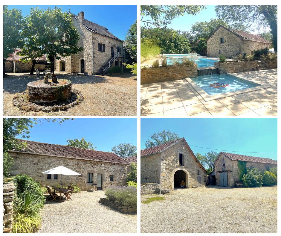 Ensemble immobilier - Maison + gîtes + terrains agricoles