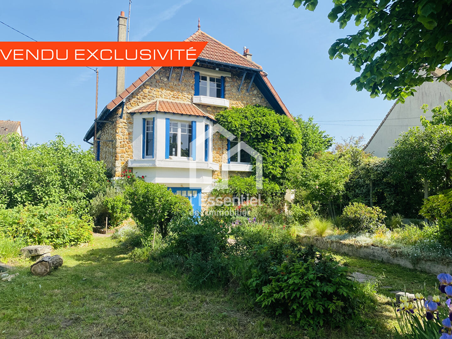 A VENDRE - MAISON DE CHARME - SOUS SOL TOTAL - 517 m² TERRAIN