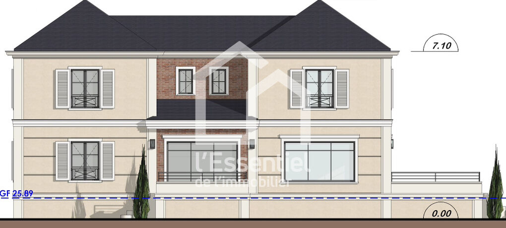 Photo Terrain Maisons Laffitte 1100 m2 - Petit Parc - Permis purgé image 4/6