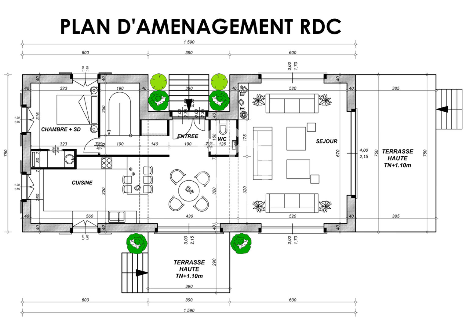 Photo Terrain Maisons Laffitte 1100 m2 - Petit Parc - Permis purgé image 6/6
