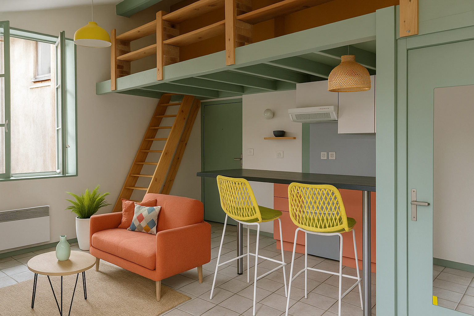 VIEUX LYON - Charmant studio de 35 m² avec mezzanine ? Idéal investisseur !