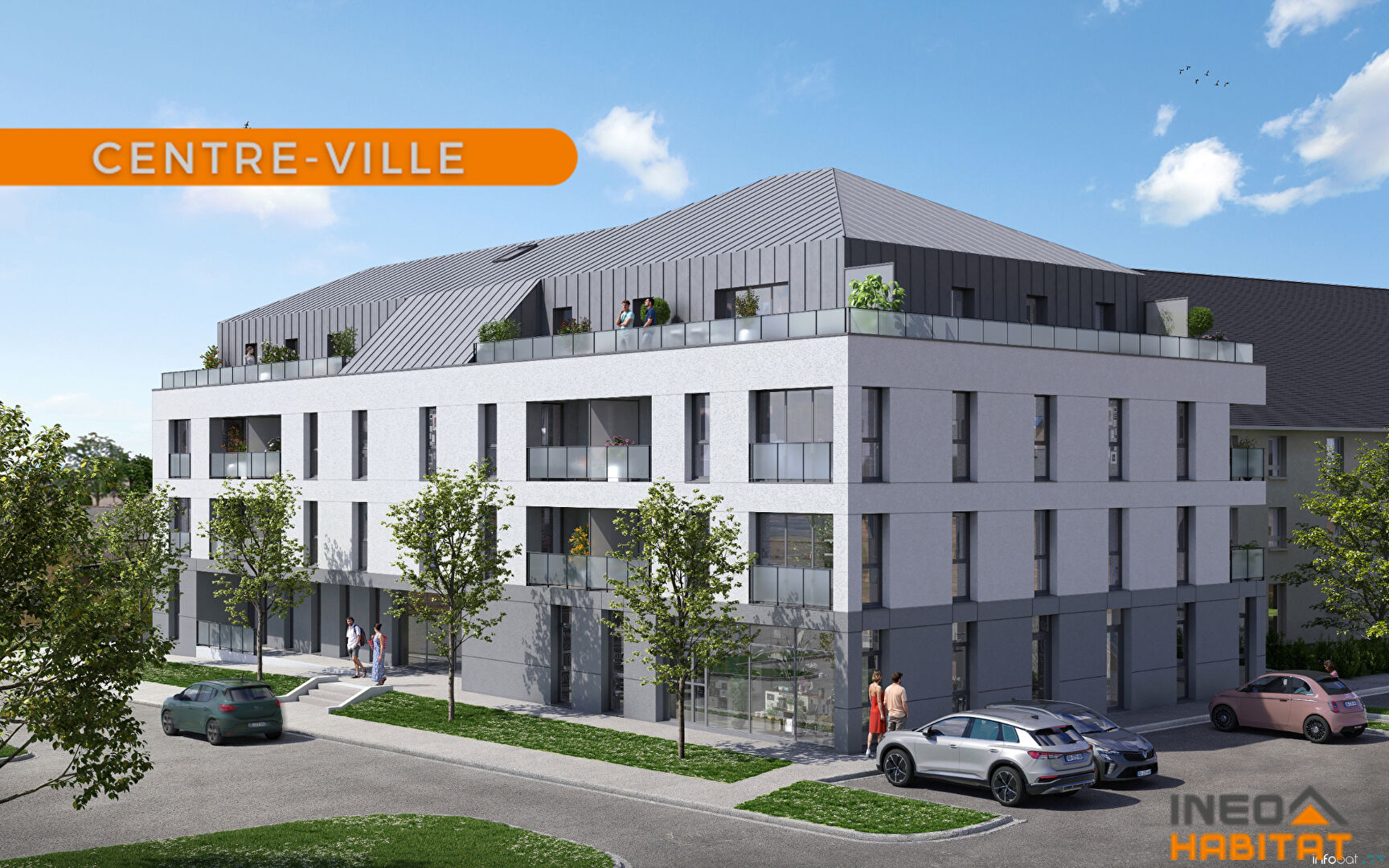 Appartement La Meziere 2 pièce(s) 41.95 m2