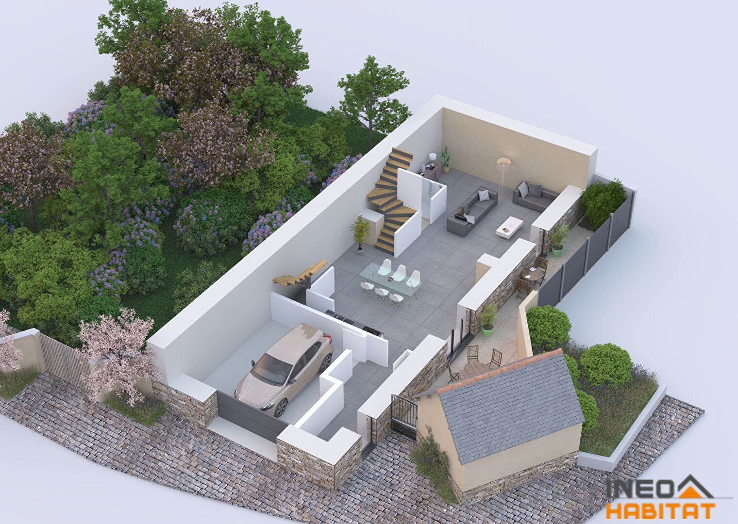 Photo NOYAL CHATILLON SUR SEICHE - Bâtiment à aménager en ville image 2/5