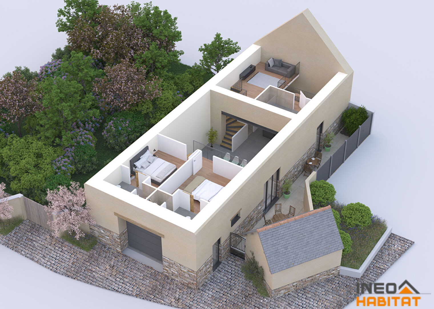 Photo NOYAL CHATILLON SUR SEICHE - Bâtiment à aménager en ville image 3/5