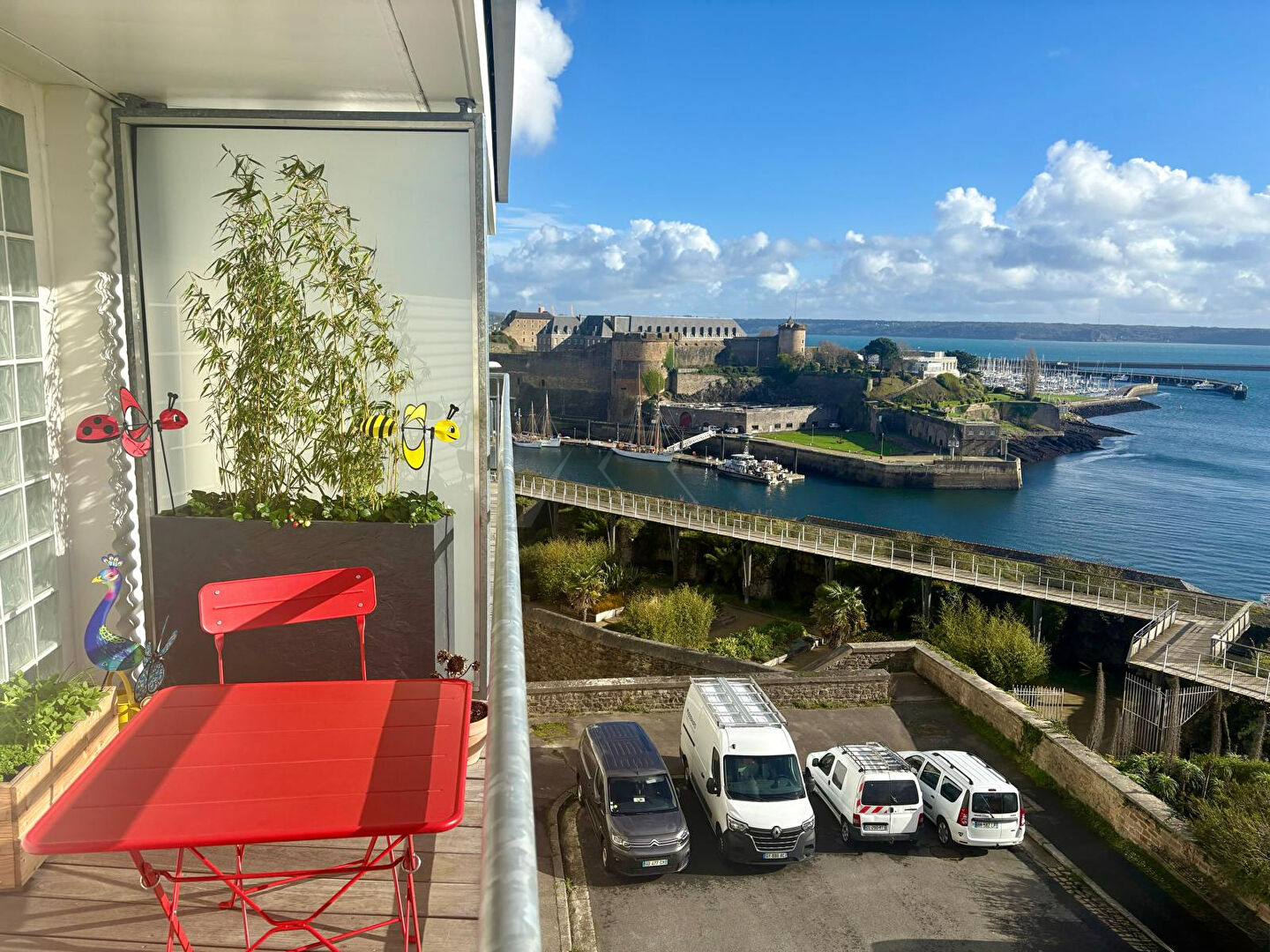 APPARTEMENT T3 ASCENSEUR VUE MER A VENDRE BREST JARDIN DES EXPLORATEURS