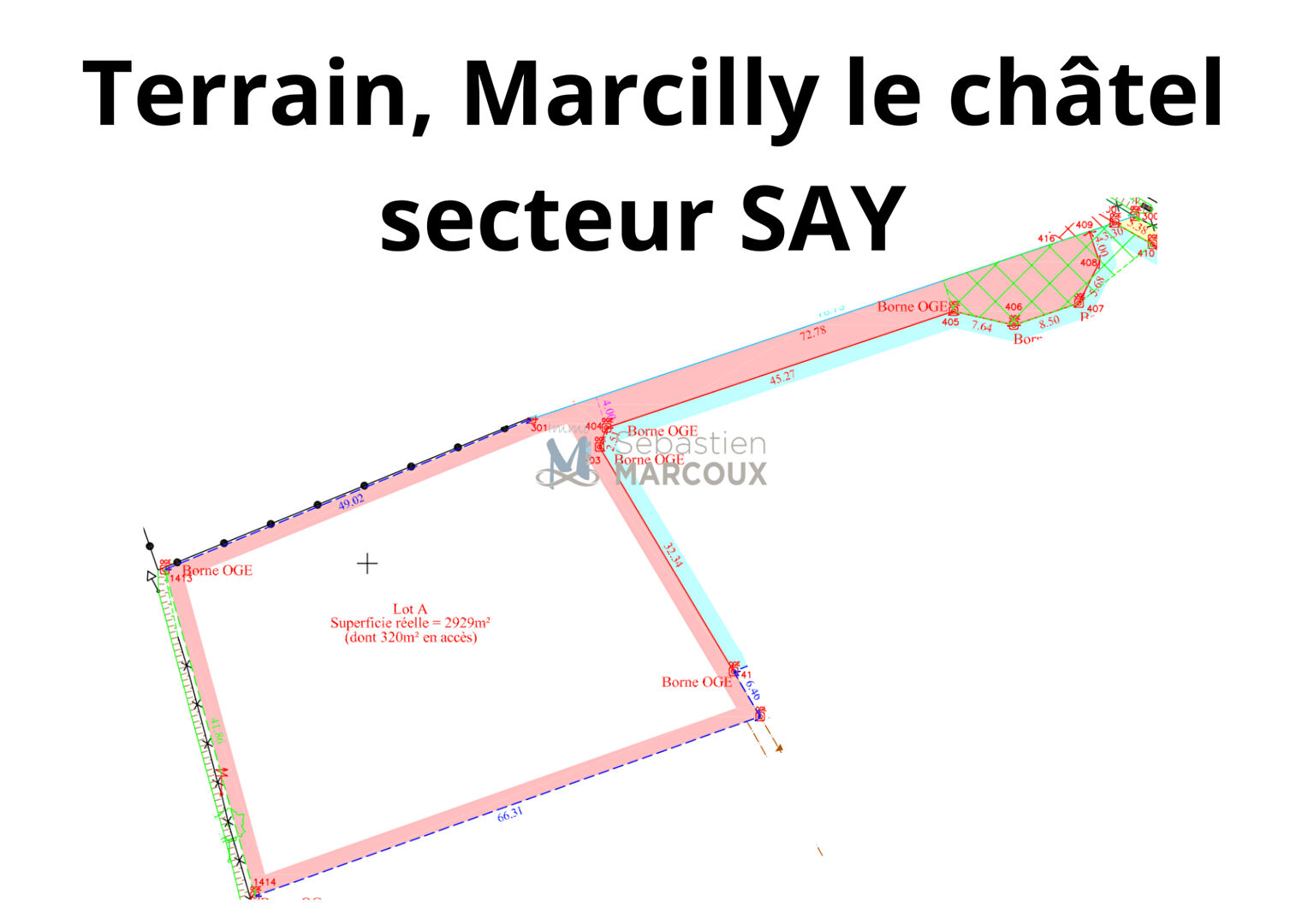 Photo MARCILLY-LE-CHATEL TERRAIN  5760 M2  CONSTRUCTIBLE image 2/6