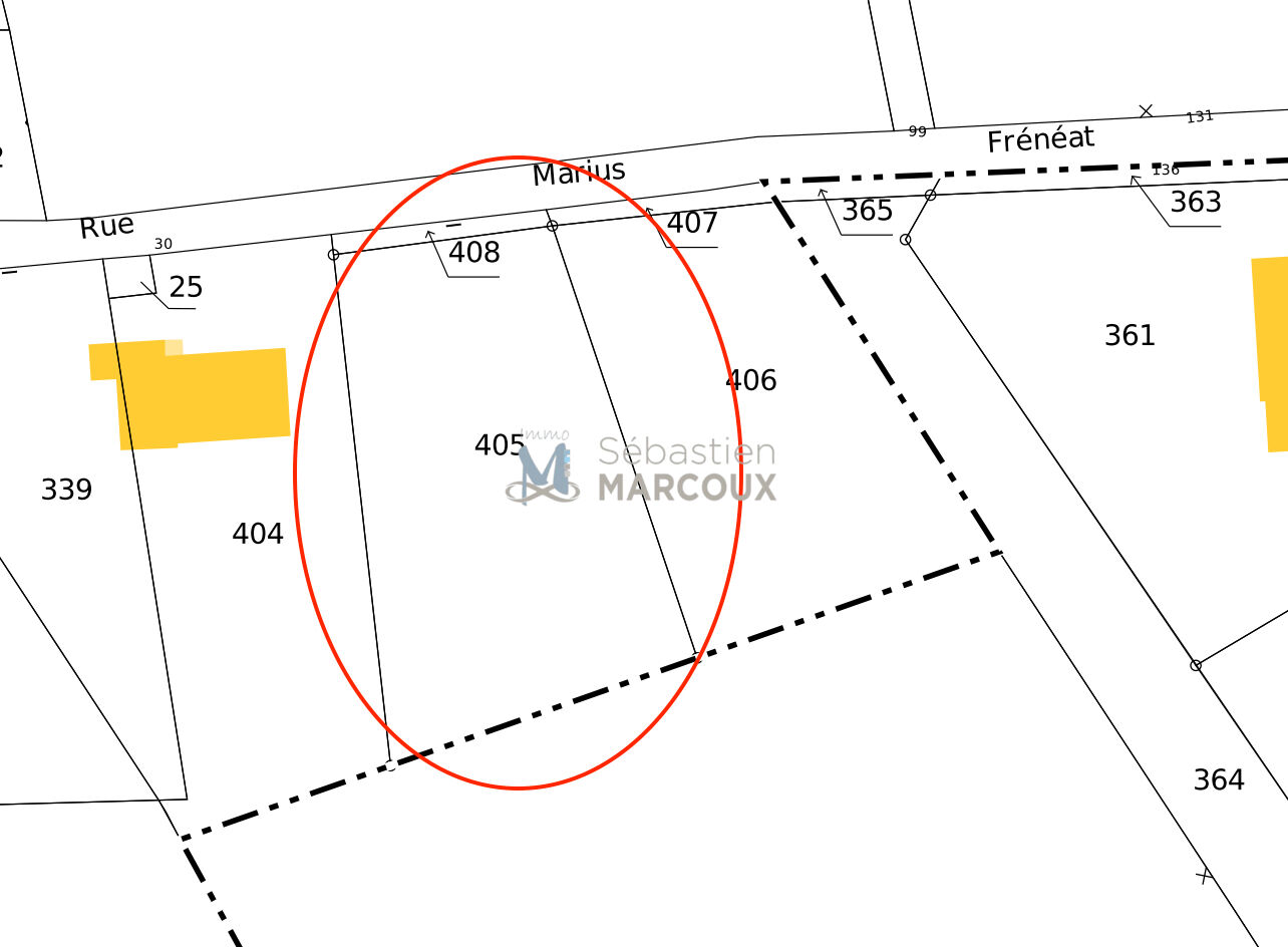 Photo Terrain à bâtir 1279m² image 3/5