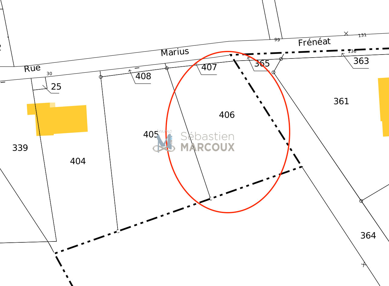 Photo Terrain à bâtir 1131m² image 3/5
