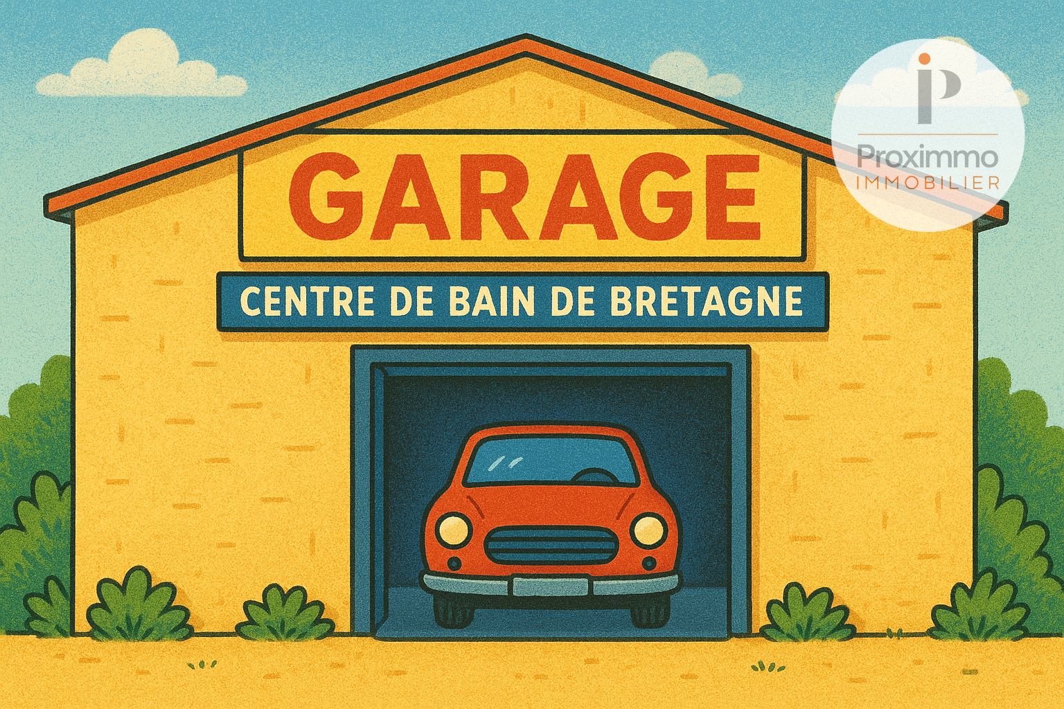 A LOUER GARAGE BAIN DE BRETAGNE 35470 ILE ET VILAINE