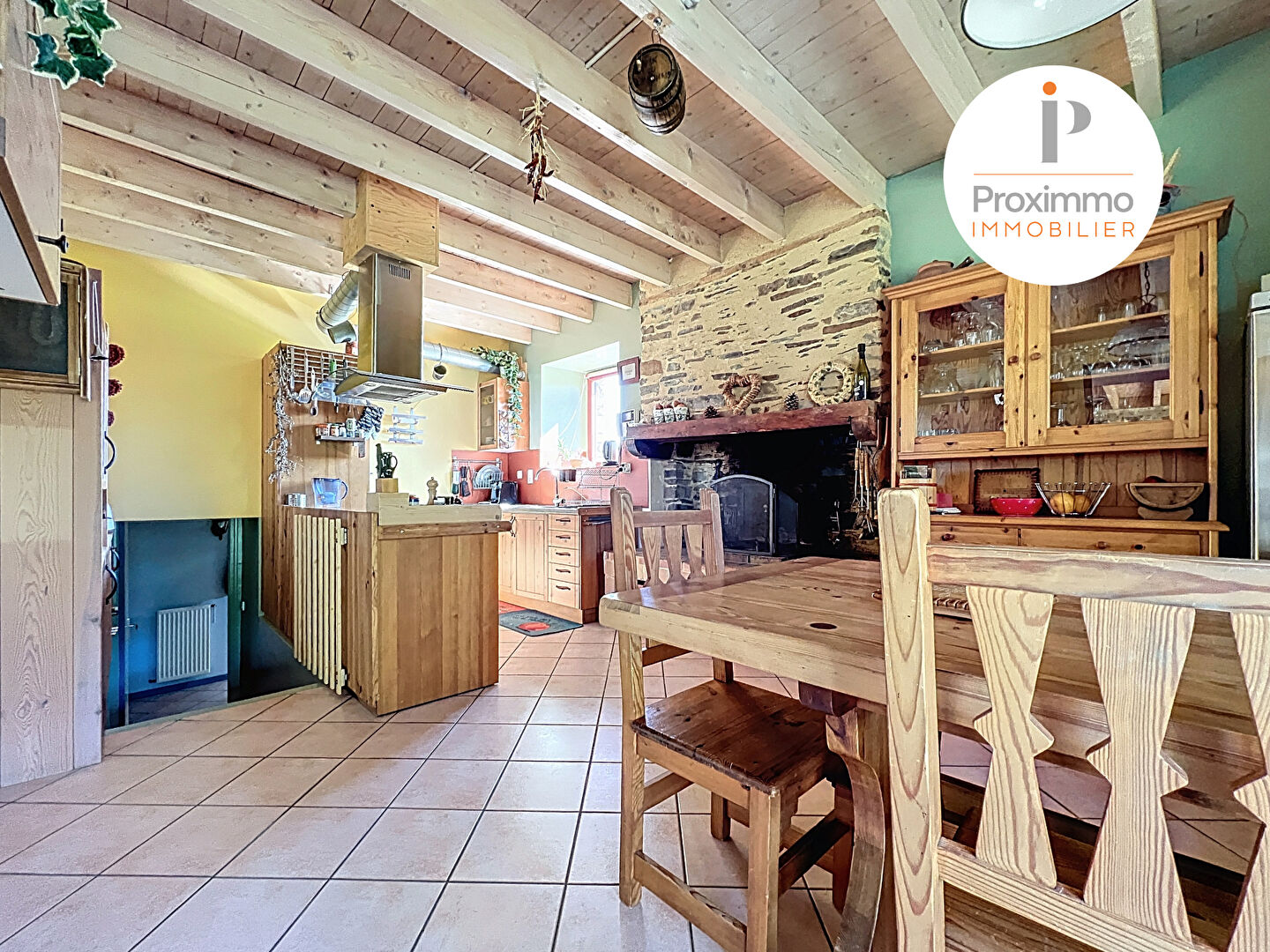 Photo PLECHATEL (35470) - LONGÈRE EN PIERRES 199 m² SUR TERRAIN 3900 m² image 1/6