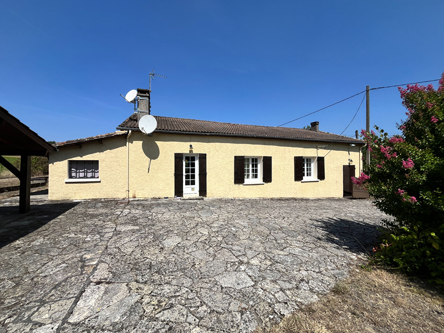 Charmante maison plain-pied avec jardin, secteur Villeréal