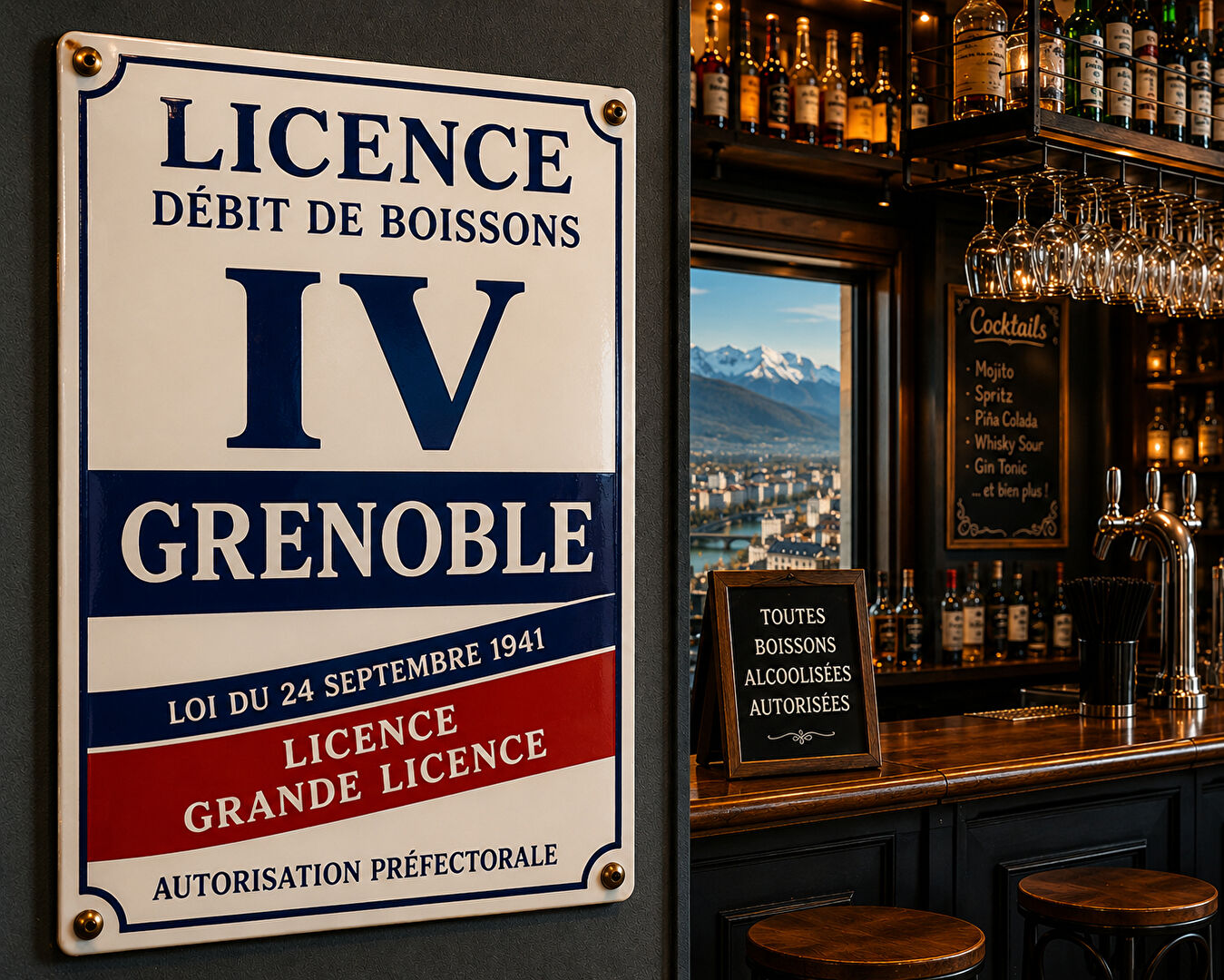 Fonds de commerce à vendre - Cafés et bars - Grenoble (38000) - 14 000 €