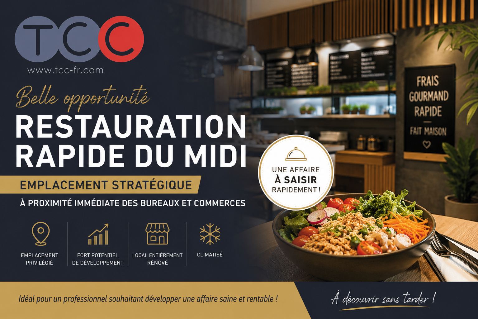 Fonds de commerce à vendre - Salon de thé - Martigues (13117) - 93 500 €