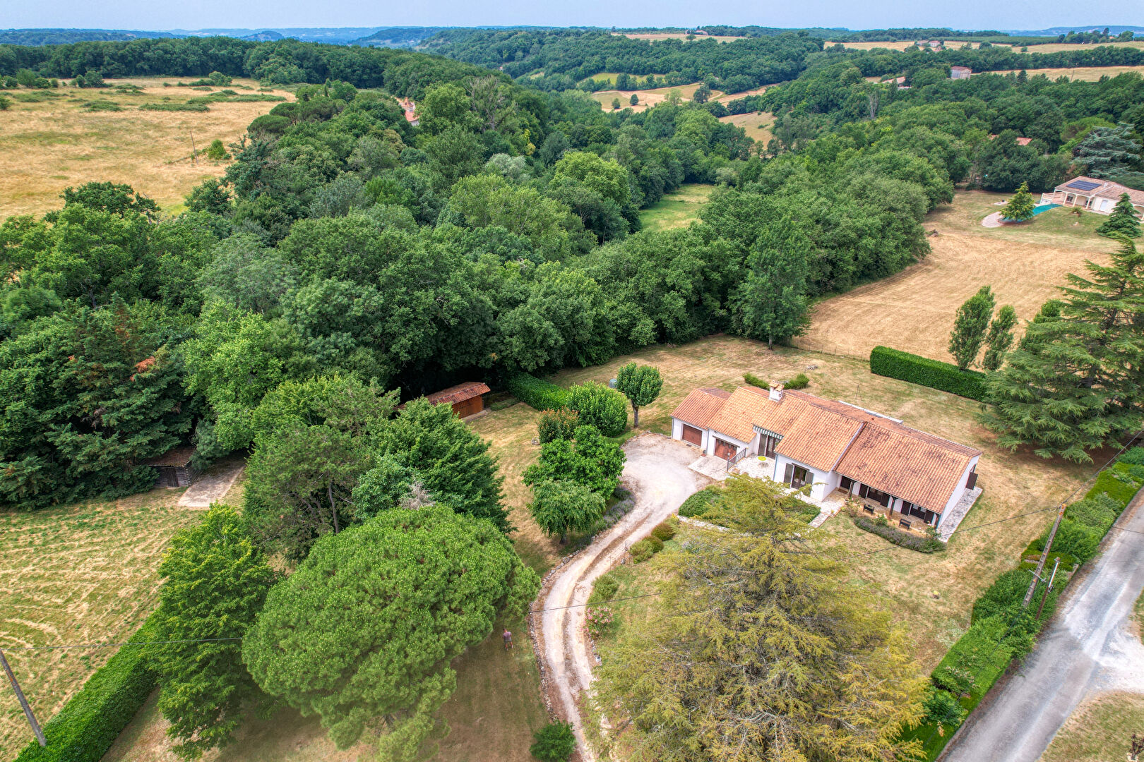 Charmante maison de plain-pied à 10 minutes de Villeneuve-sur-Lot.Maison Sainte Colombe De Villeneuve 5 pièce(s)