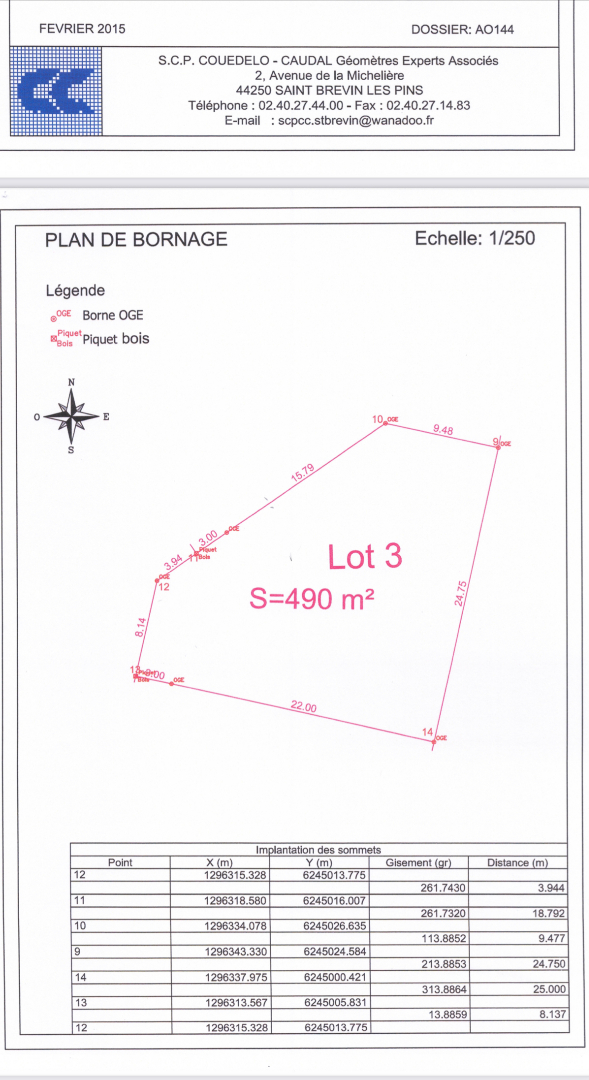 Photo LA BAULE-ESCOUBLAC - TERRAIN VIABILISE GUEZY DE 490 M2 image 5/5