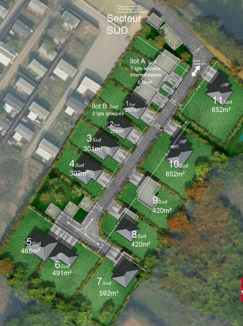 TERRAIN  LE CLOS DU CHAMP CADO