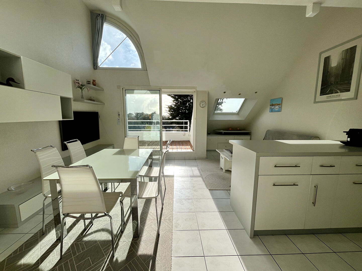 Centre de PORNICHET/T3 dernier étage/Asc/Garage