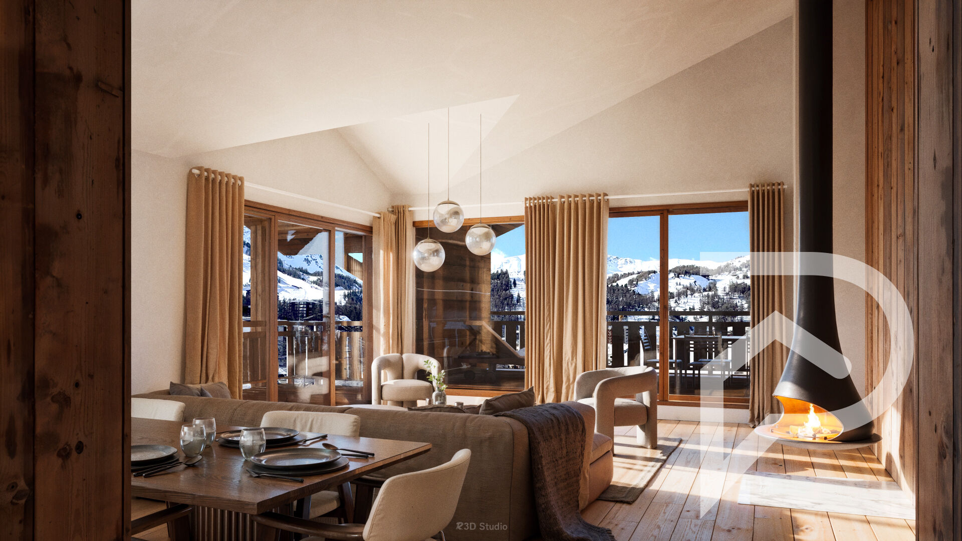 Photo Appartement neuf à Vars 5 pièces 122.65 m2 image 2/5