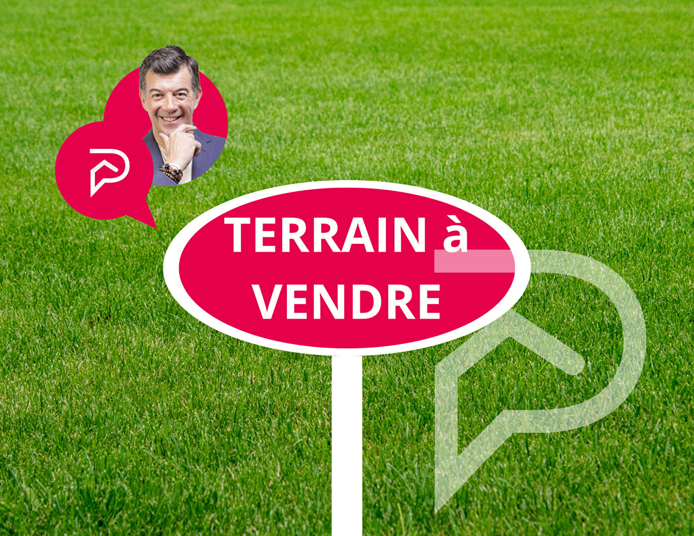 Terrain  constructible  pour une villa de 250 M2 env. sur un terrain de 2500 m²