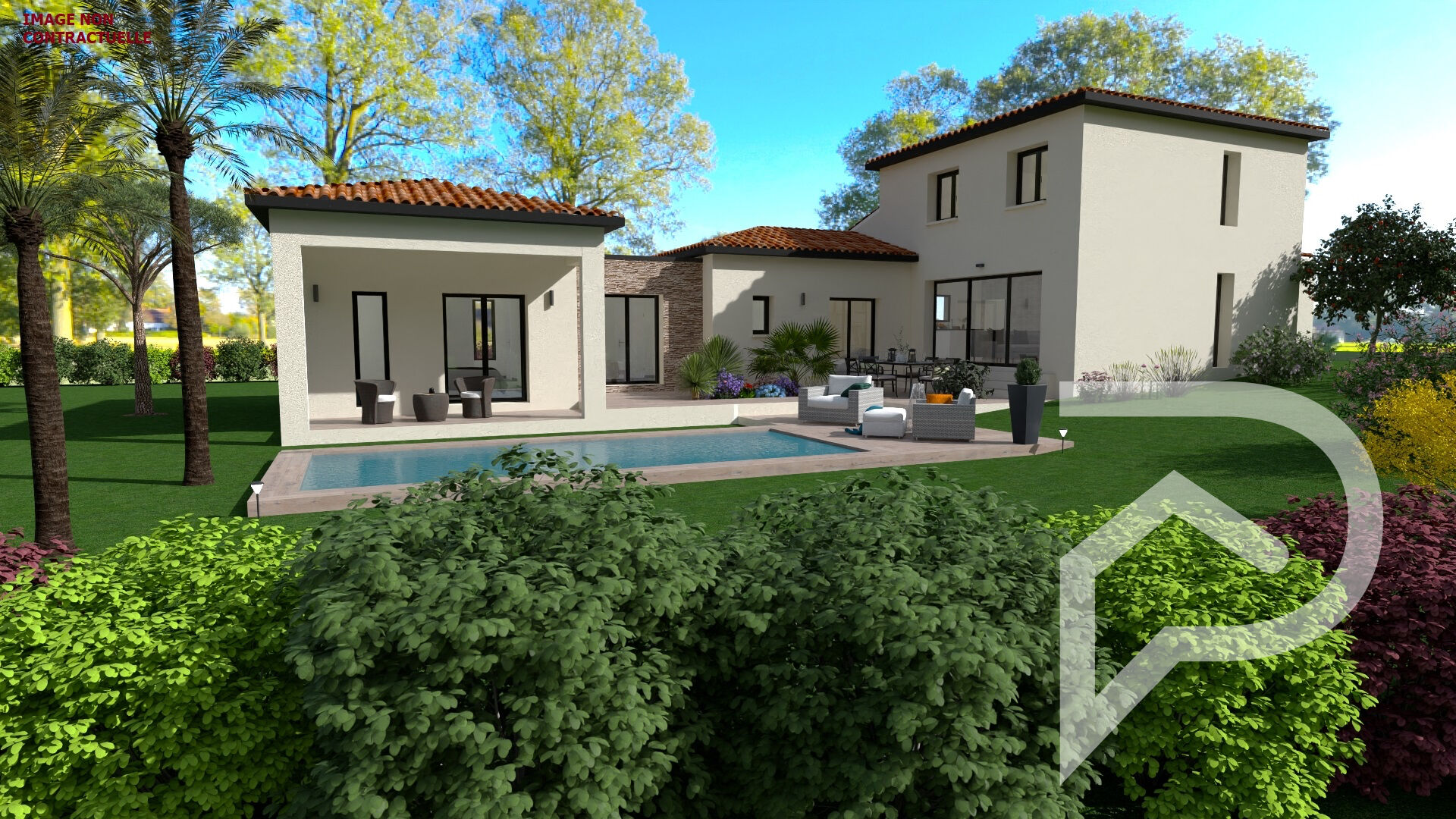 Villa de 188m2 avec piscine à St Georges D'orques