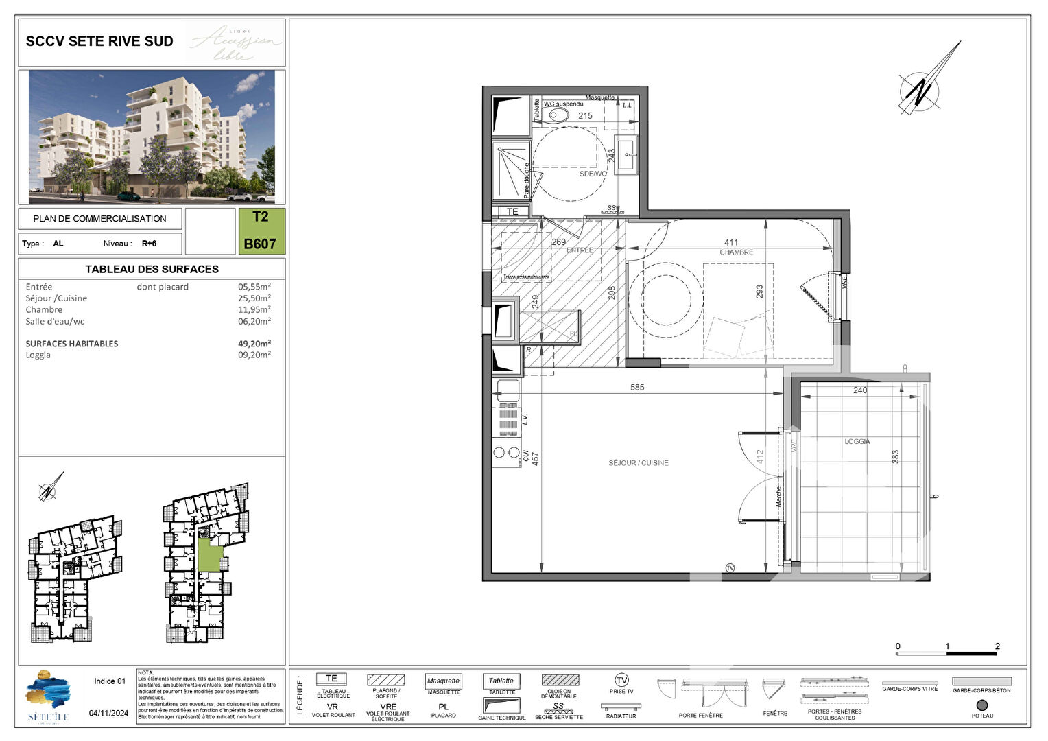 Photo Appartement Sete 2 pièce(s) 49.20 m2 image 6/6