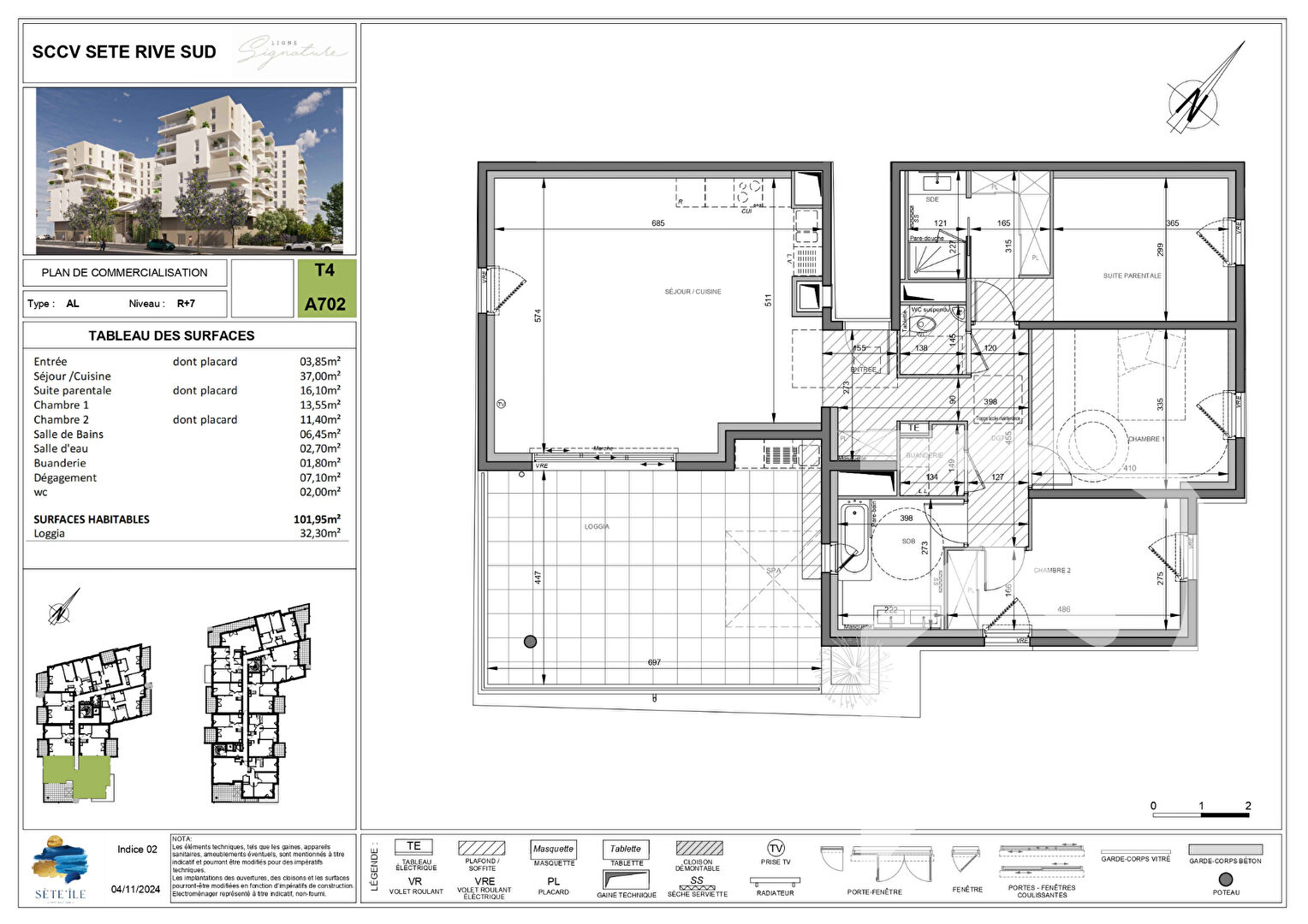 Photo Appartement Sete 4 pièce(s) 102 m2 image 6/6