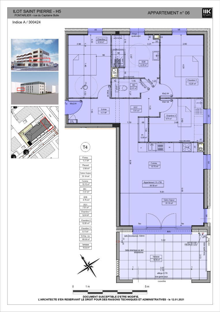Photo Appartement Quartier Saint-Pierre à Pontarlier / 4 pièce(s) 88 m2 image 2/2