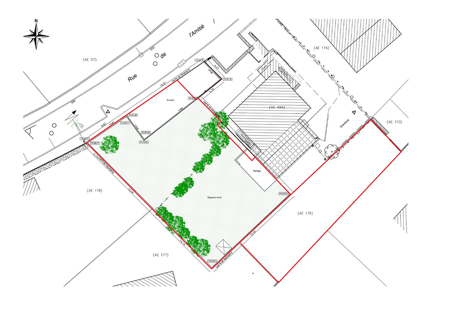 Photo Terrain Ecole-Valentin 860 m2 image 3/5