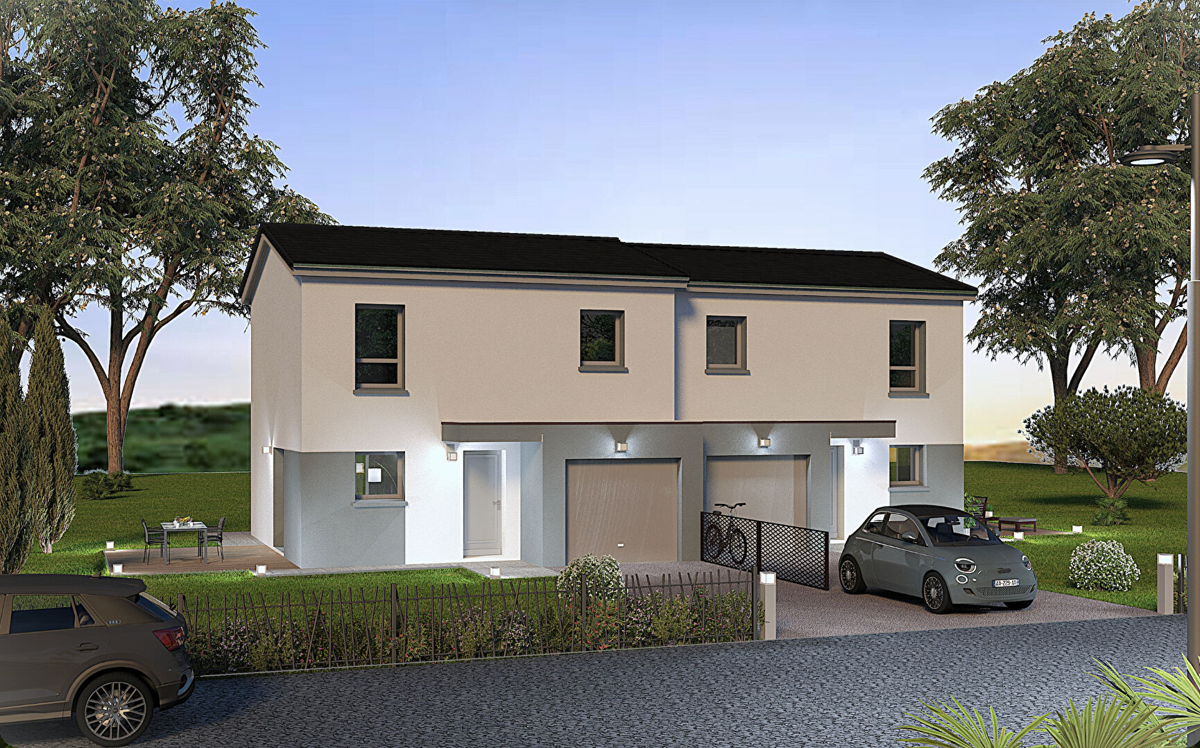 Maison vendue sur plan de 83,45 m2 - Pouilley-Français