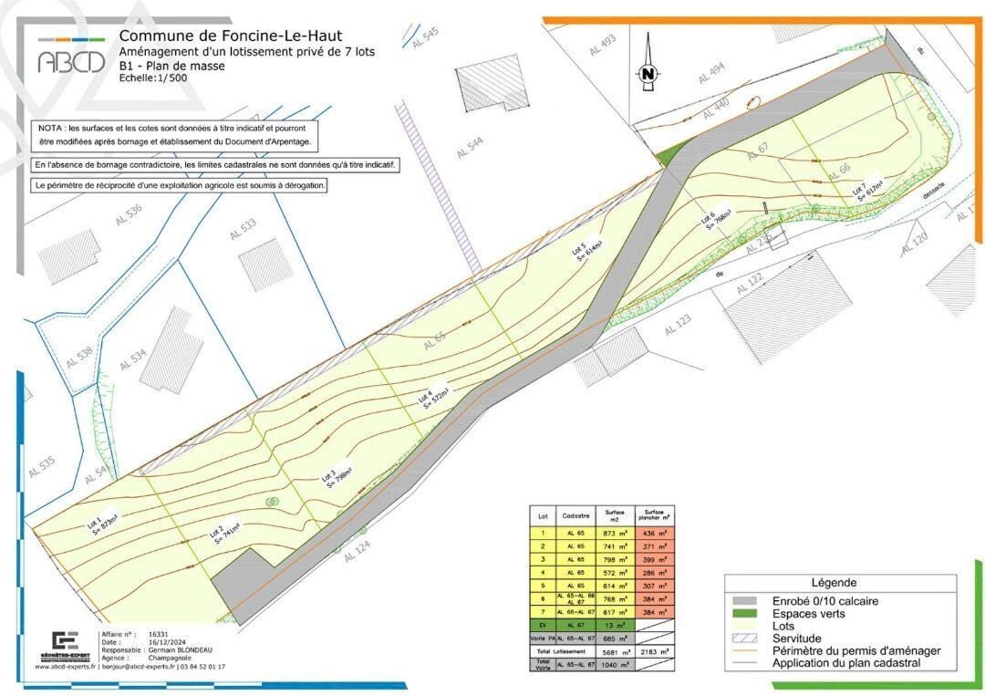 Terrain Lot 7 Foncine Le Haut 617 m2