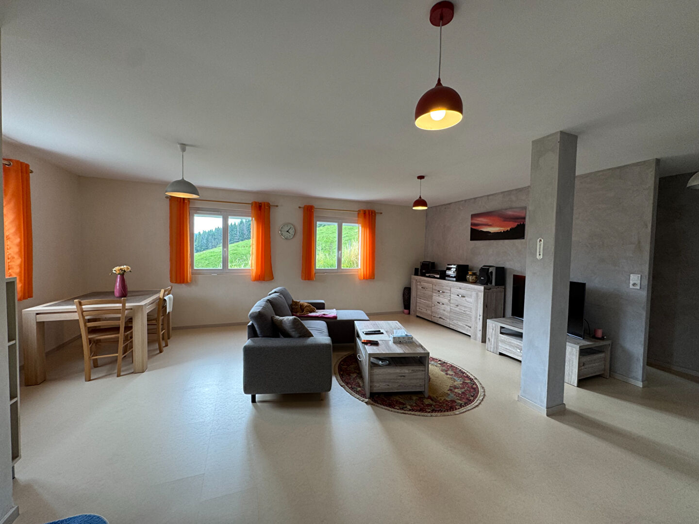 Appartement  T3 72m²  calme et nature assurés