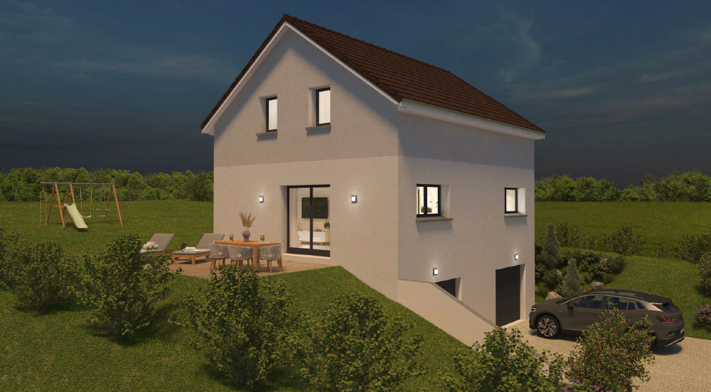 Maison neuve - LA LONGEVILLE - Pays De Montbenoit 6 pièce(s) 99 m2