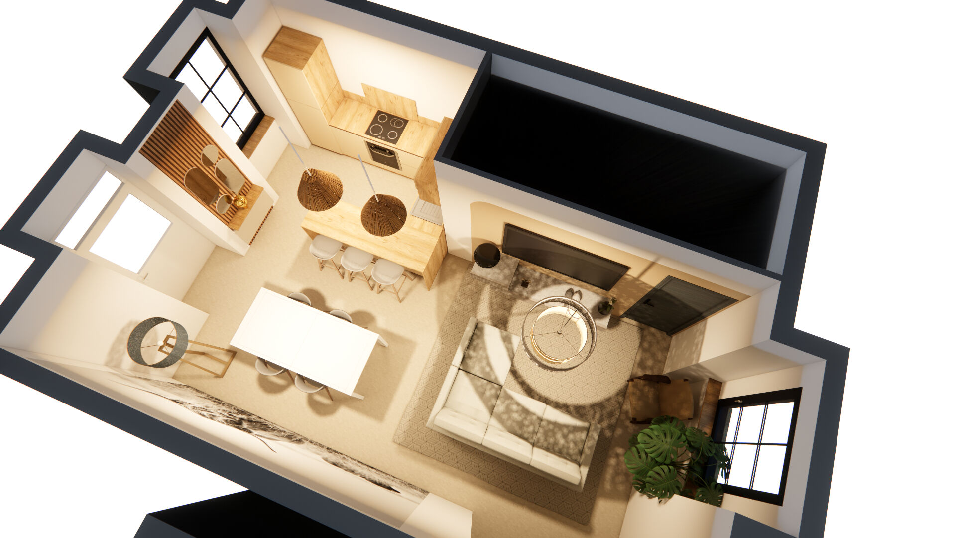 Photo Appartement Pontarlier 2 pièce(s) 45 m2 image 6/6