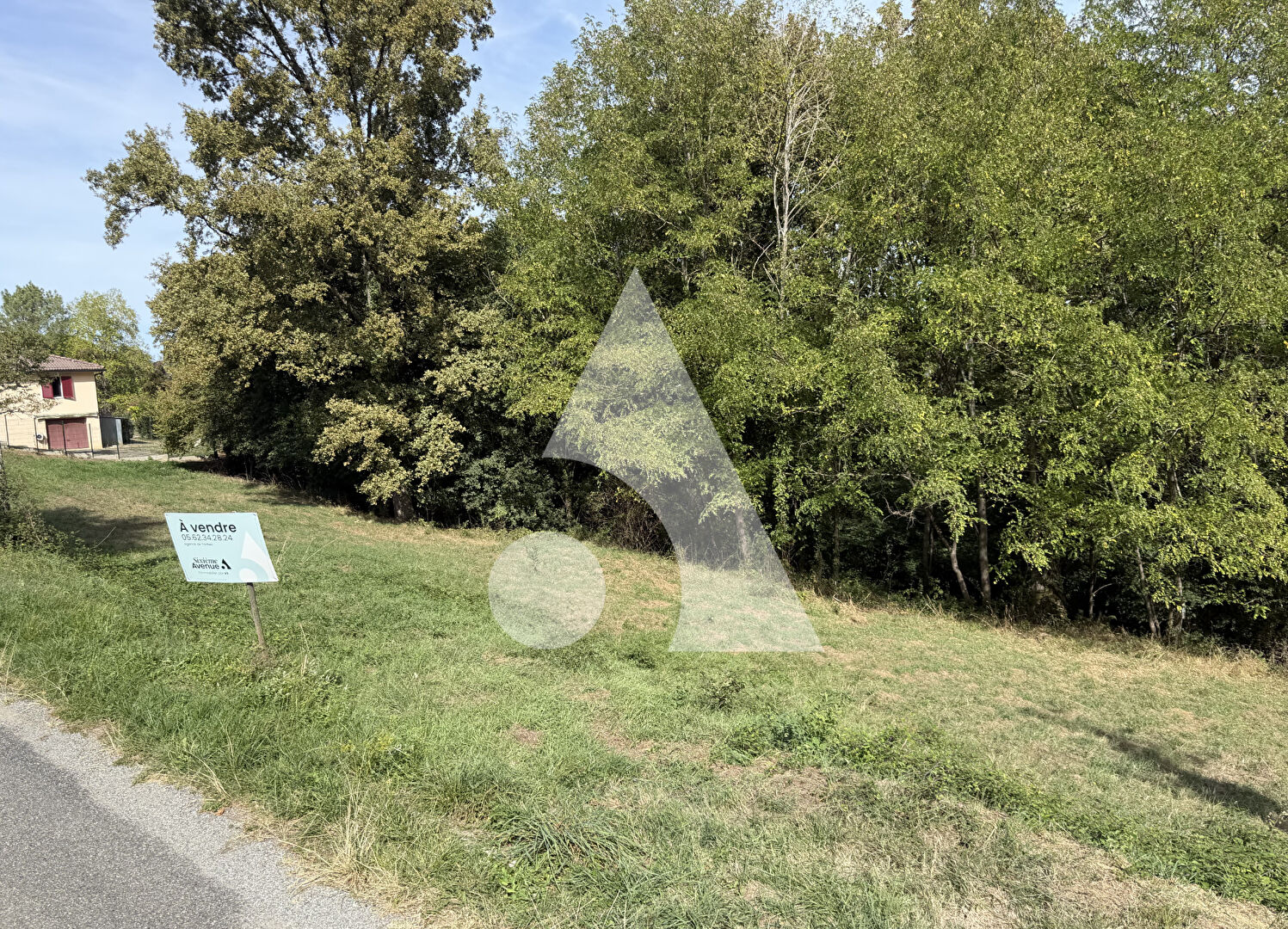 Terrain constructible Saint Lezer 4153 m² (vue Pyrénées)