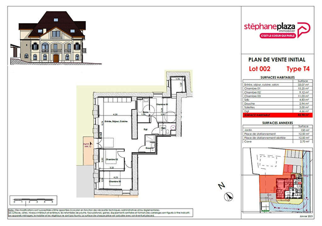 Photo Alby sur Chéran - T4 rez de jardin dans copropriété intimiste image 3/3