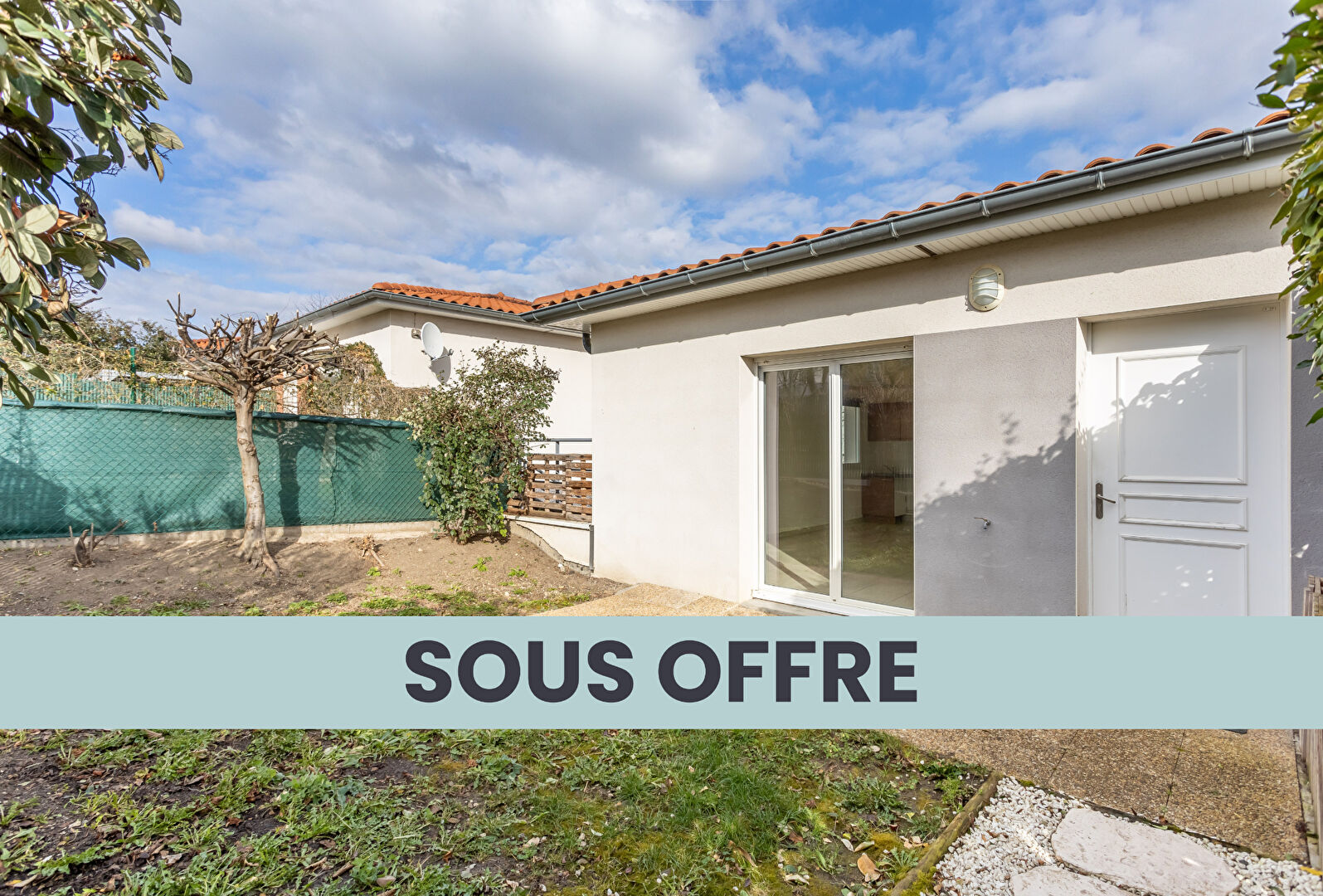 Appartement T3 avec jardin, parkings et cave