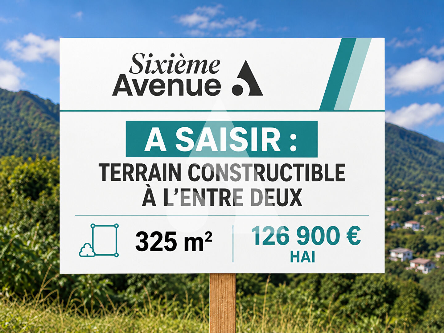 ENTRE-DEUX -TERRAIN CONSTRUCTIBLE DE 325 M²