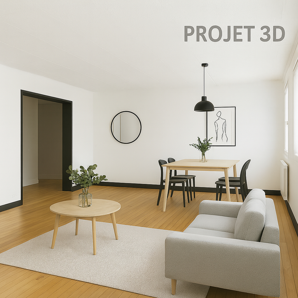 Appartement Valence quartier Grand Charran T4 rénové avec balcon