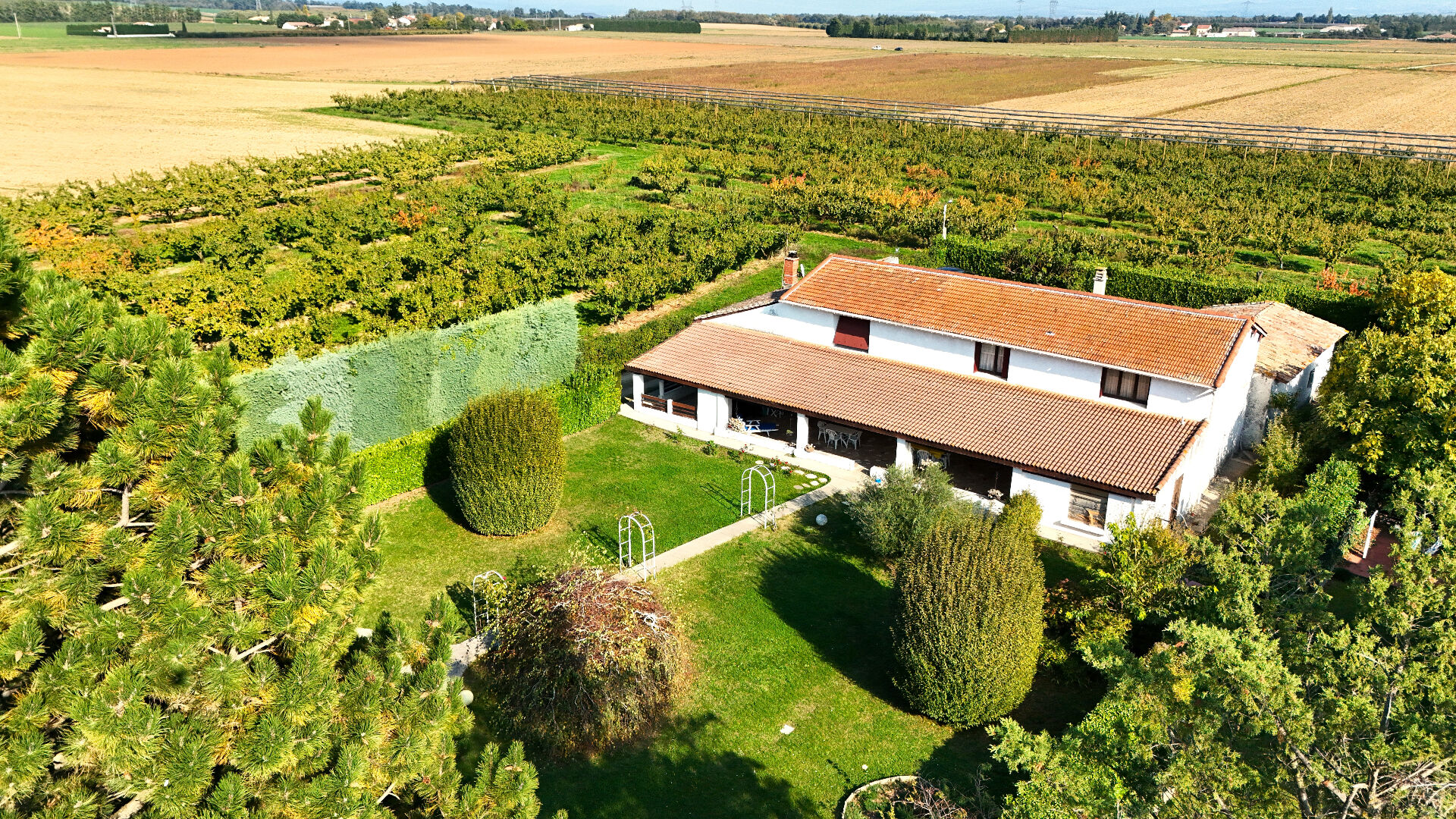 Photo Ancien corps de ferme à Chateauneuf Sur Isere avec piscine et dépendances image 6/6