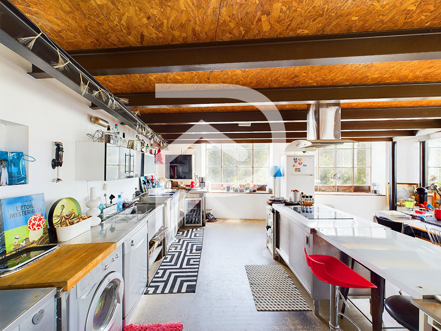 Photo LOFT de 245m²  SUR 3 PLATEAUX D'ANS UNE ANCIENNE FILATURE  SUR PARCELLE DE 968M² SITUE A VILLENEUVE DE BERG 07170 image 5/6