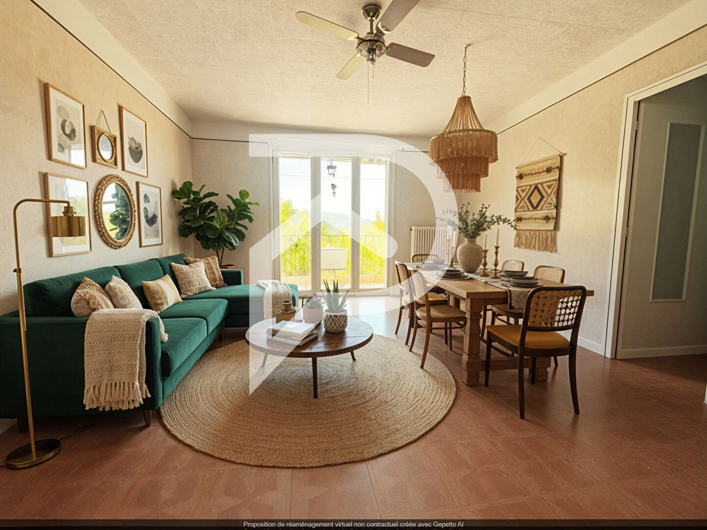 Photo Appartement Aix-en-Provence 4 pièces 76 m2 avec balcon image 1/6