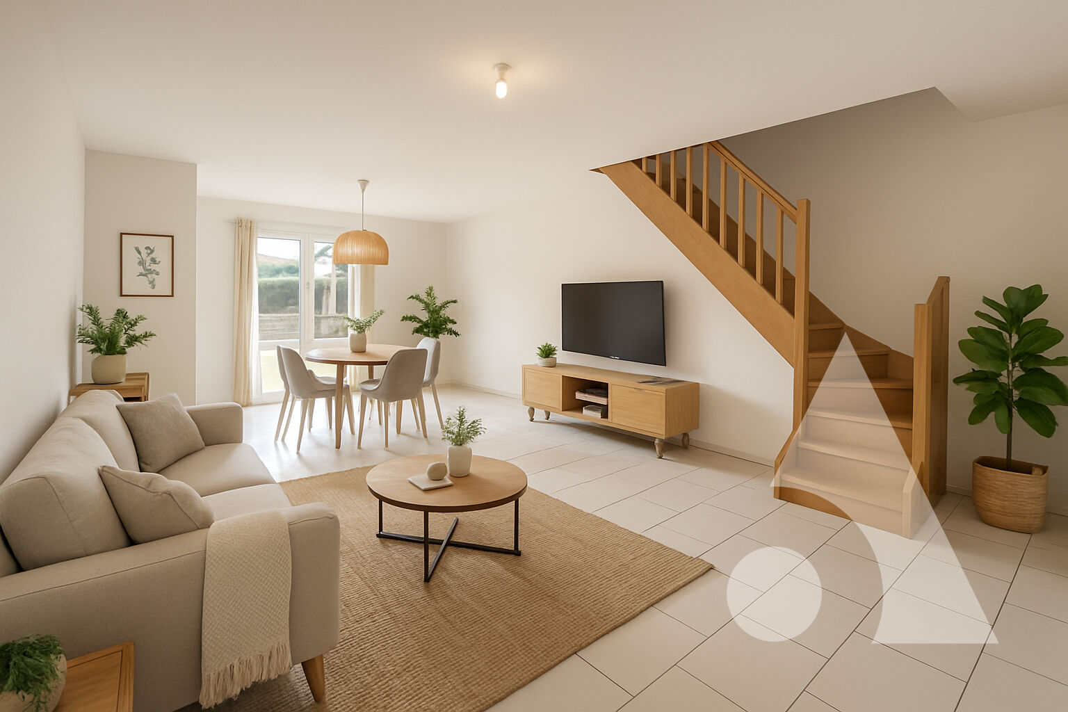 Photo Appartement rénové 117 m² avec terrasse, combles aménageables & garage image 1/6