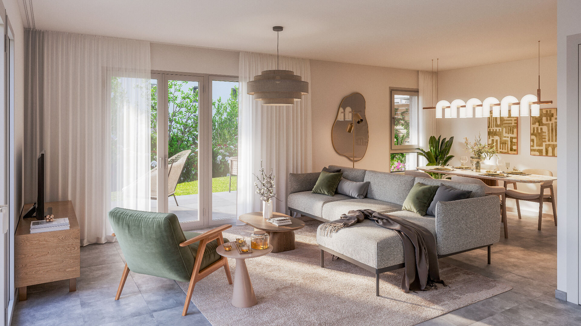 
Appartement 2 pièces, 45.49 m²
