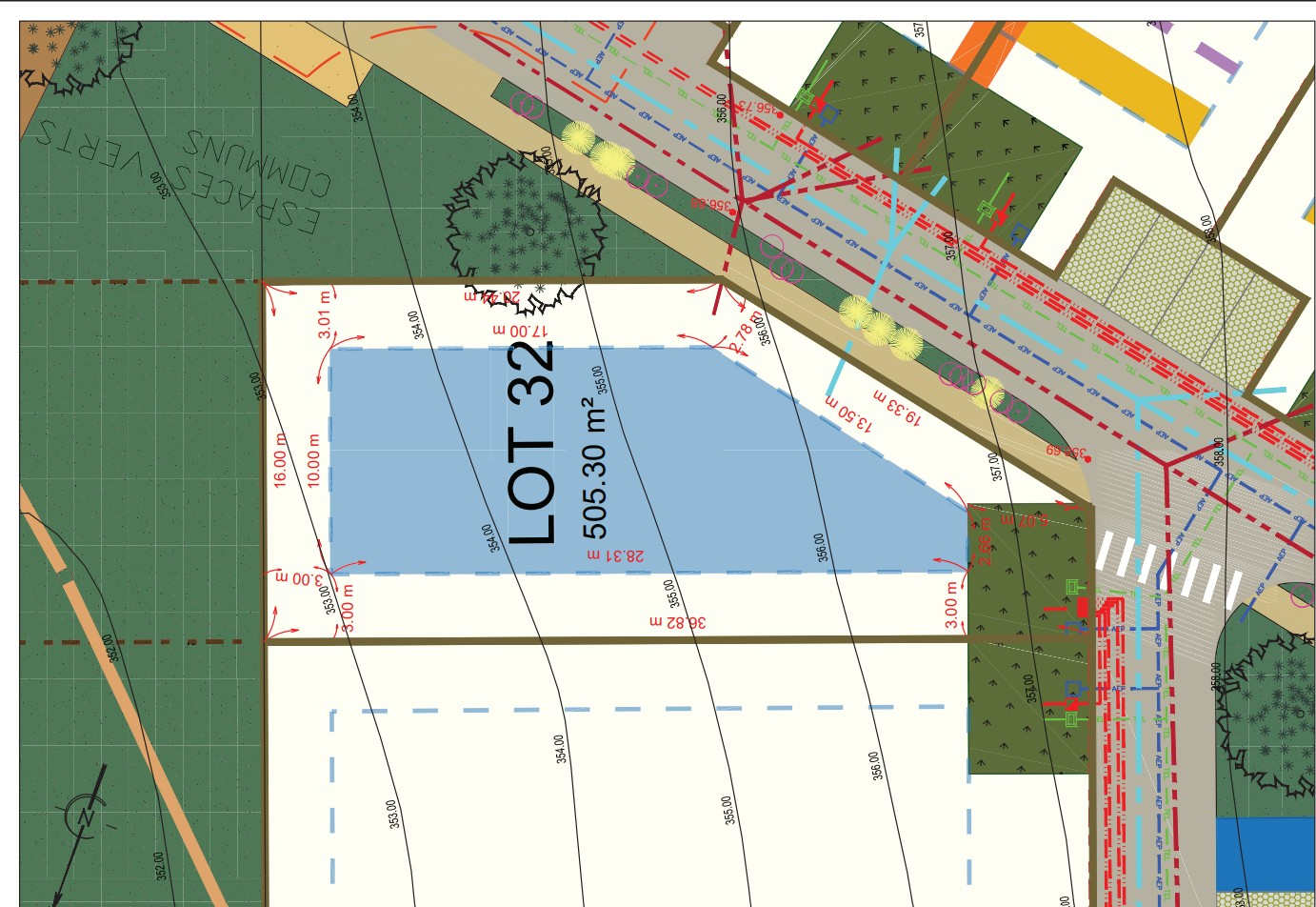 Photo Terrain Corbonod 488 m2 image 2/2