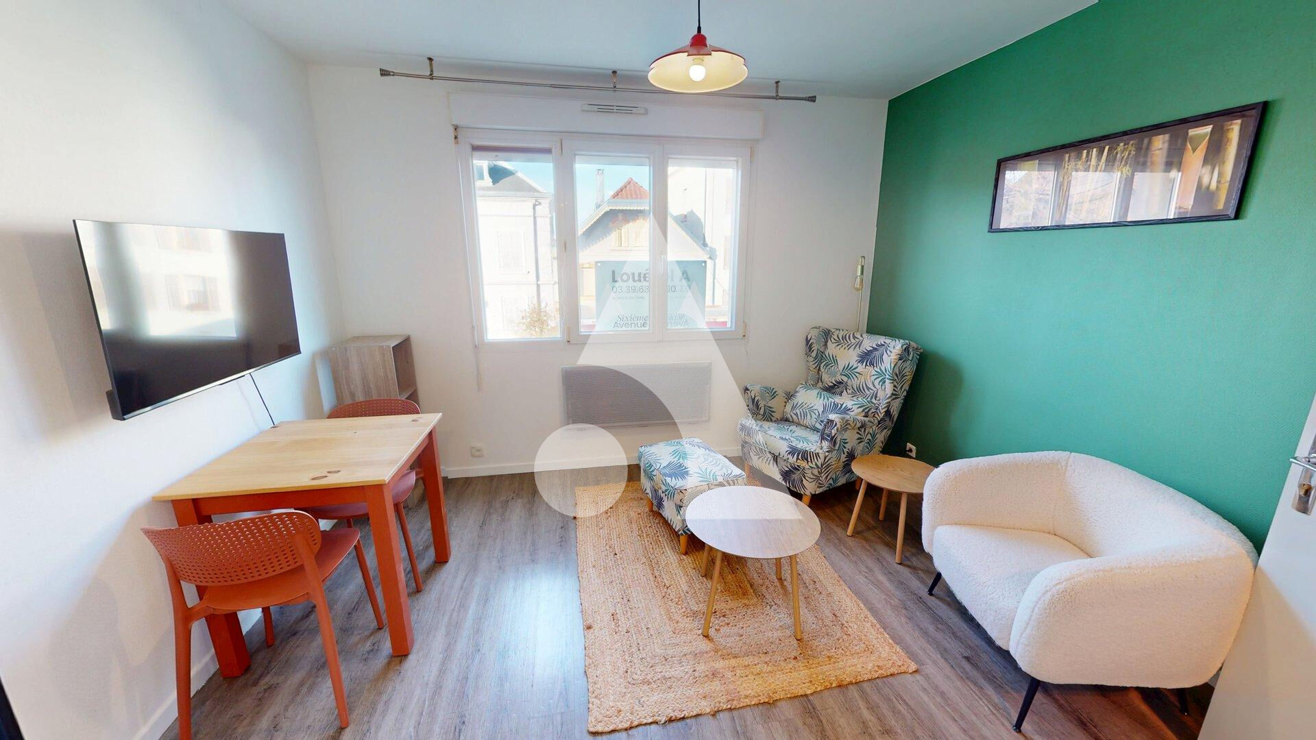 À louer  Charmant T2 meublé de 35 m² ? Centre-ville de Delle